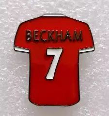Значок. Футбол. Дэвид Бекхэм.