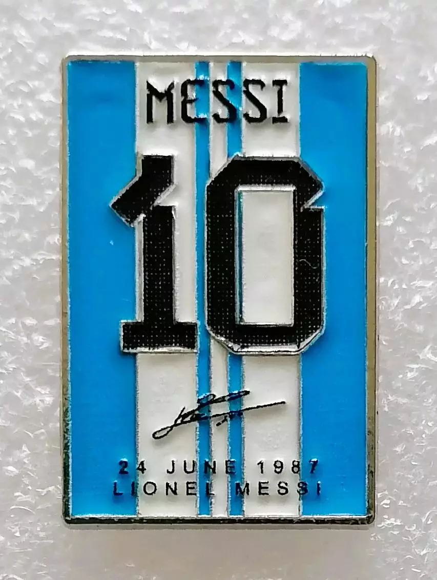 Значок. Лионель Месси. Аргентина.