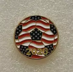 Значок. Чемпионат мира по футболу 2026. США.