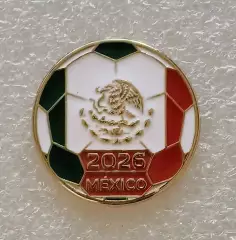 Значок. Чемпионат мира по футболу. Мексика 2026.