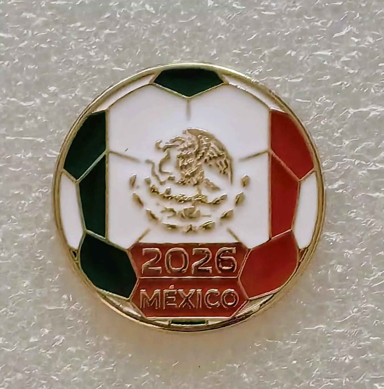 Значок. Чемпионат мира по футболу. Мексика 2026.
