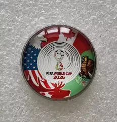 Значок. Чемпионат мира по футболу 2026. США. Канада. Мексика. (1)