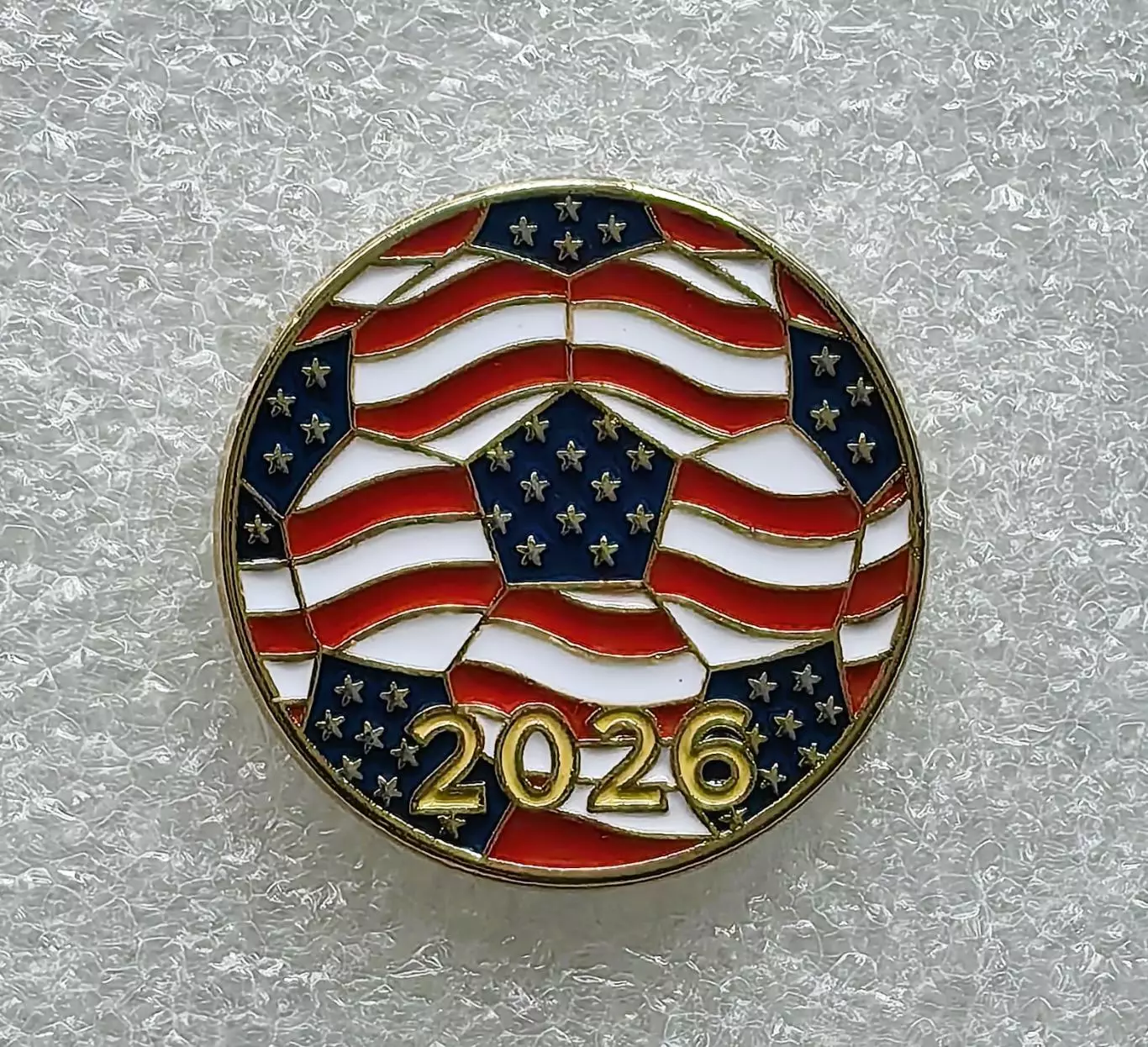 Значок. Чемпионат мира по футболу 2026. США. (4)