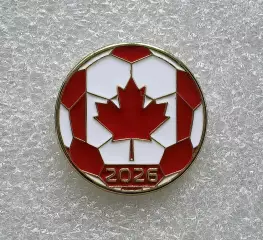Значок. Чемпионат мира по футболу 2026. Канада.