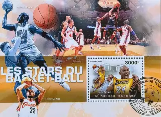 Блок. Того 2010. Баскетбол. Коби Брайант. Майкл Джордан. Леброн Джеймс