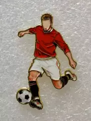 Значок. Футбол. Дэвид Бекхэм. Англия.