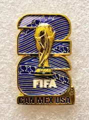 Значок. Чемпионат мира по футболу 2026. Эмблема. США.