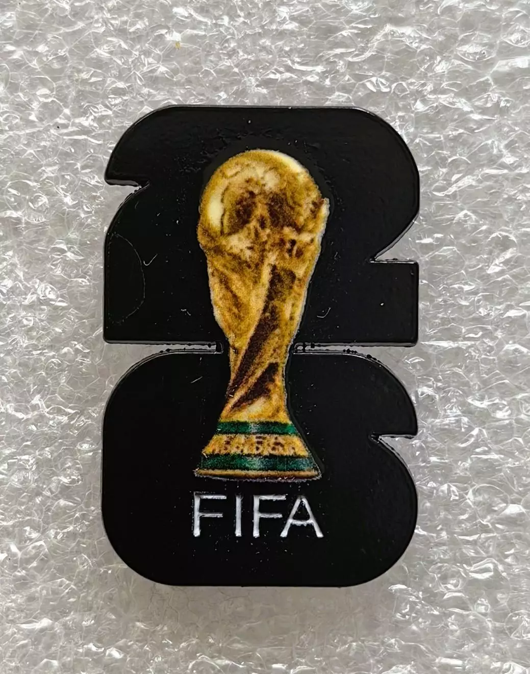 Значок. Чемпионат мира по футболу 2026. Эмблема черная.