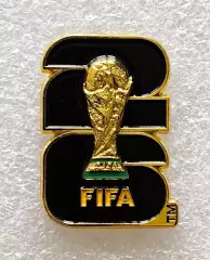 Значок. Чемпионат мира по футболу 2026. Эмблема.