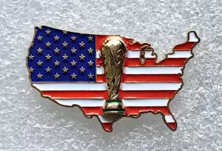 Значок. Чемпионат мира по футболу 2026. США. (2)