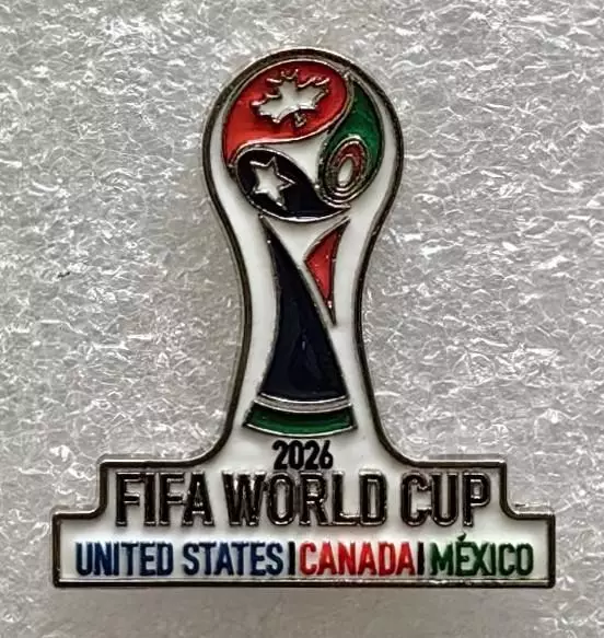 Значок. Чемпионат мира по футболу 2026. США. Канада. Мексика. Кубок.
