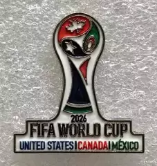 Значок. Чемпионат мира по футболу 2026. США. Канада. Мексика. Кубок.