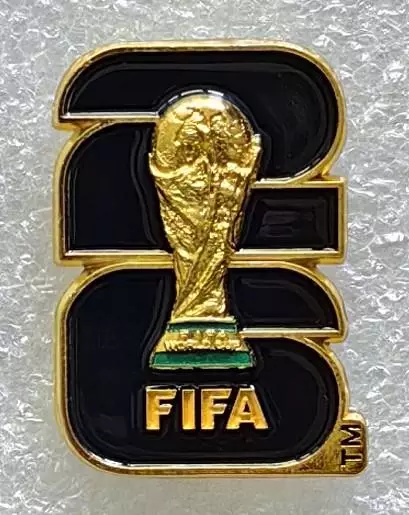 Значок. Чемпионат мира по футболу 2026. Эмблема.
