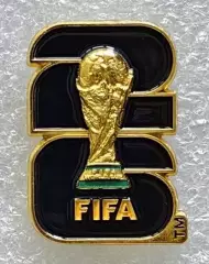 Значок. Чемпионат мира по футболу 2026. Эмблема.