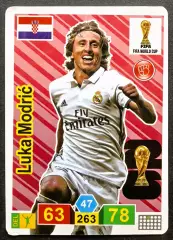 Карточка PANINI. Чемпионат мира по футболу 2026. Лука Модрич. Хорватия.