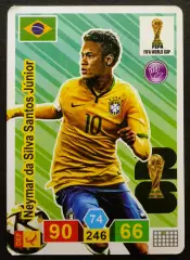 Карточка PANINI. Чемпионат мира по футболу 2026. Неймар. Бразилия.