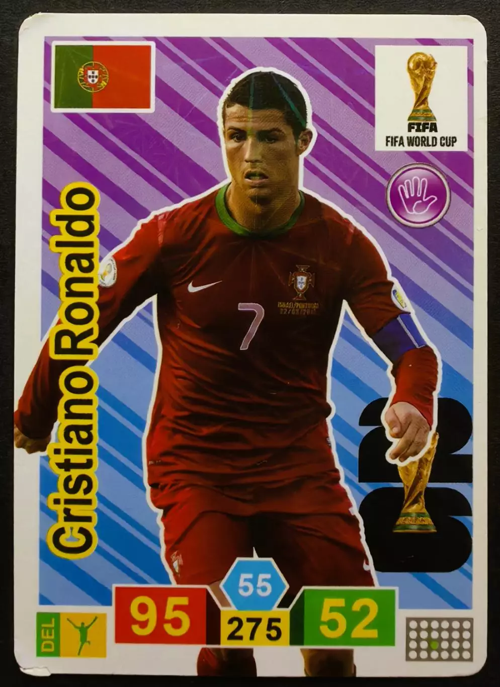 Карточка PANINI. Чемпионат мира по футболу 2026. Криштиану Роналду. Португалия.