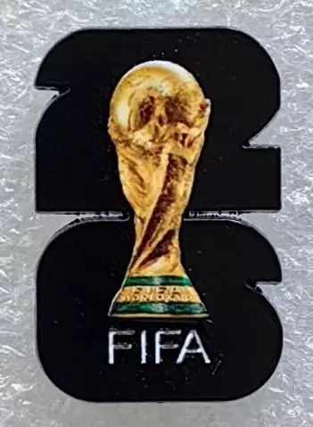 Значок. Чемпионат мира по футболу 2026. Эмблема черная.