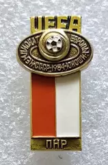 Значок. Чемпионат Европы по футболу среди юношей. СССР 1984. Польша.