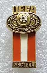 Значок. Чемпионат Европы по футболу среди юношей. СССР 1984. Австрия.