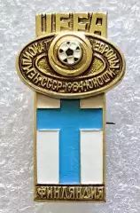 Значок. Чемпионат Европы по футболу среди юношей. СССР 1984. Финляндия.