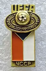 Значок. Чемпионат Европы по футболу среди юношей. СССР 1984. Чехословакия.