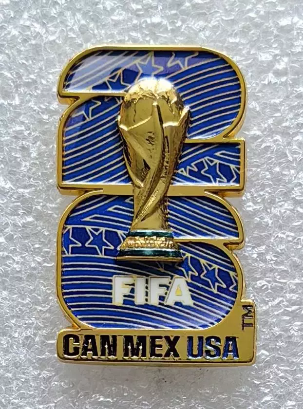 Значок. Чемпионат мира по футболу 2026. Эмблема. США.