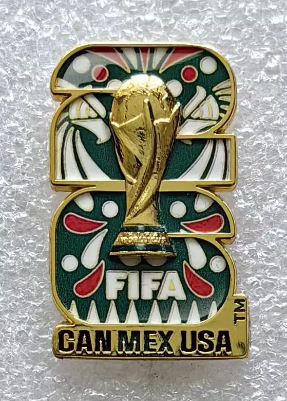Значок. Чемпионат мира по футболу 2026. Эмблема. Мексика.