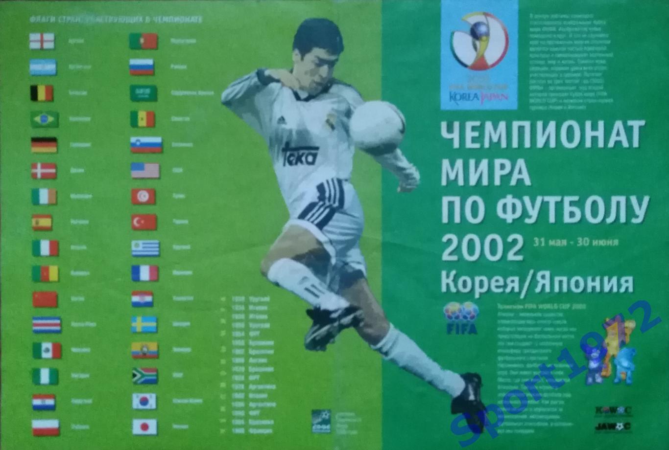 Чемпионат мира по футболу 2002. Корея/Япония. Календарь игр.