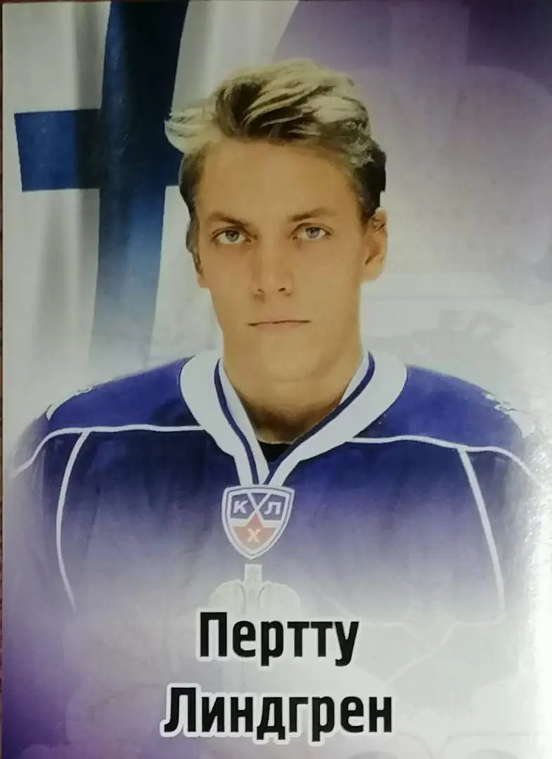 Наклейка. SeReal КХЛ 2012/2013. №502. Пертту Линдгрен. Амур Хабаровск.