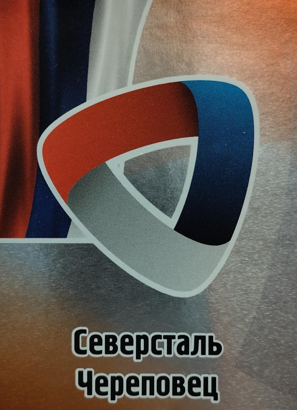 Наклейка. SeReal КХЛ 2012/2013. №232. Логотип. Северсталь Череповец.