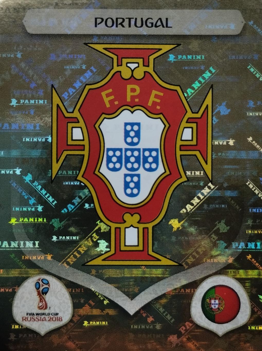 Наклейка. Чемпионат мира по футболу. 2018. №112. PORTUGAL.
