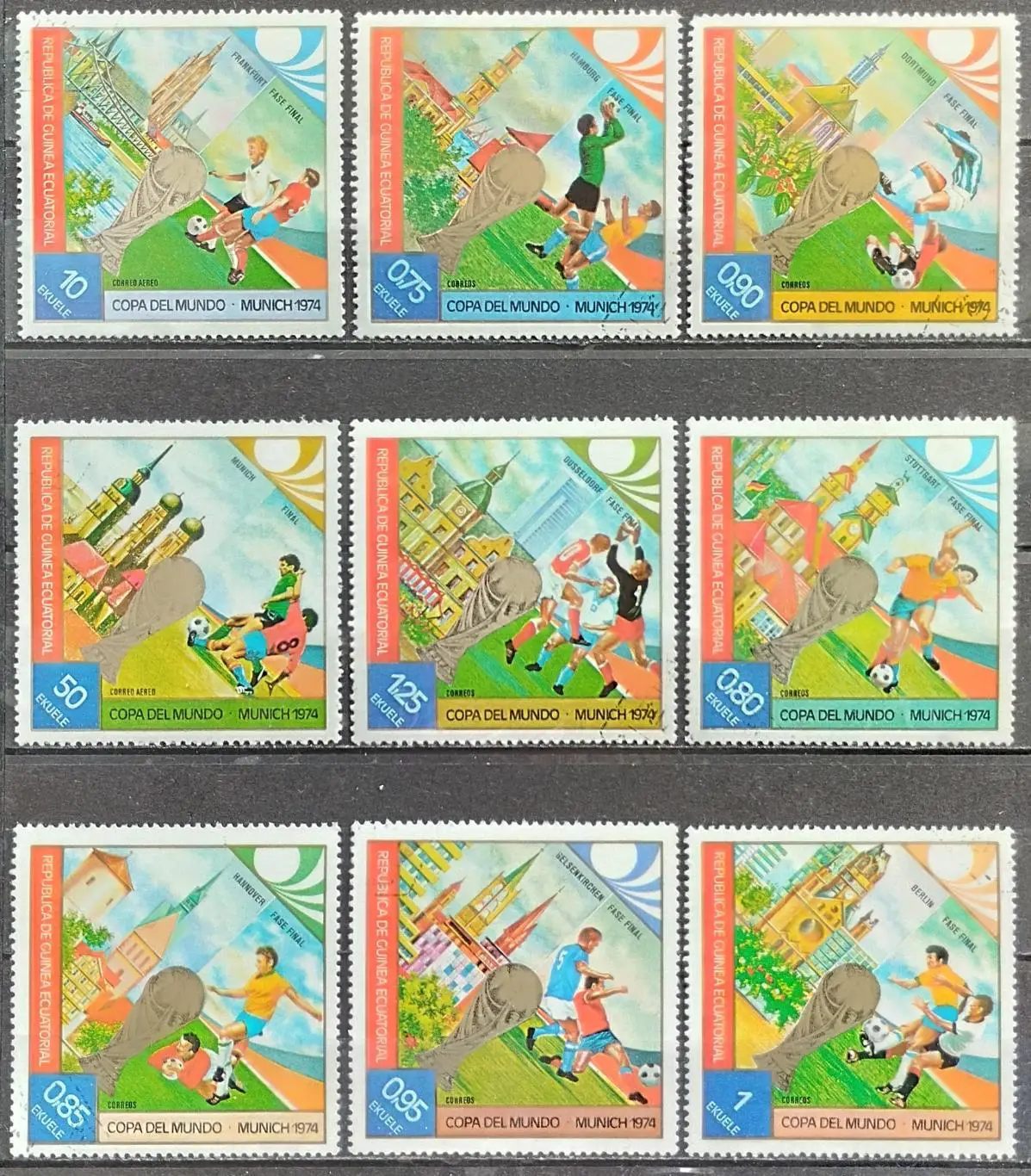 Экваториальная Гвинея 1974. Чемпионат мира по футболу. Германия 1974.