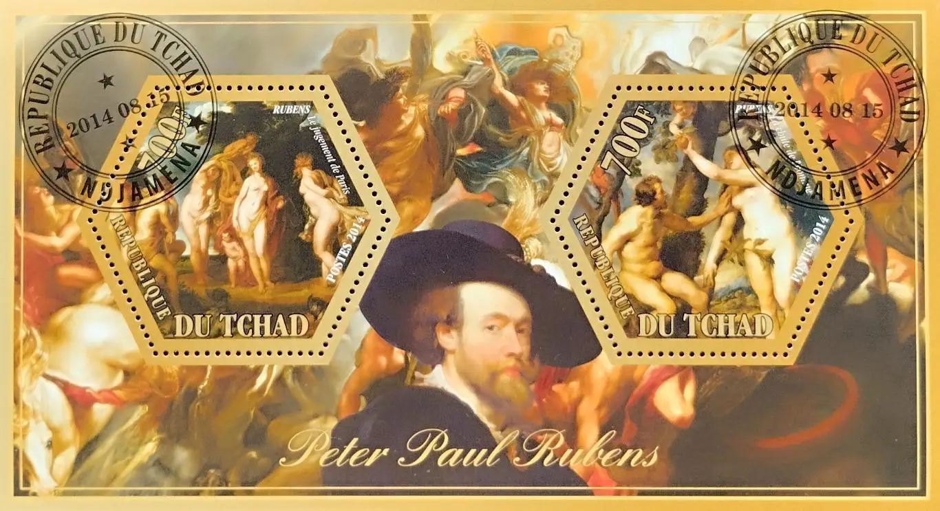 Малый лист. Чад 2014. Живопись. Питер Пауль Рубенс. (1)