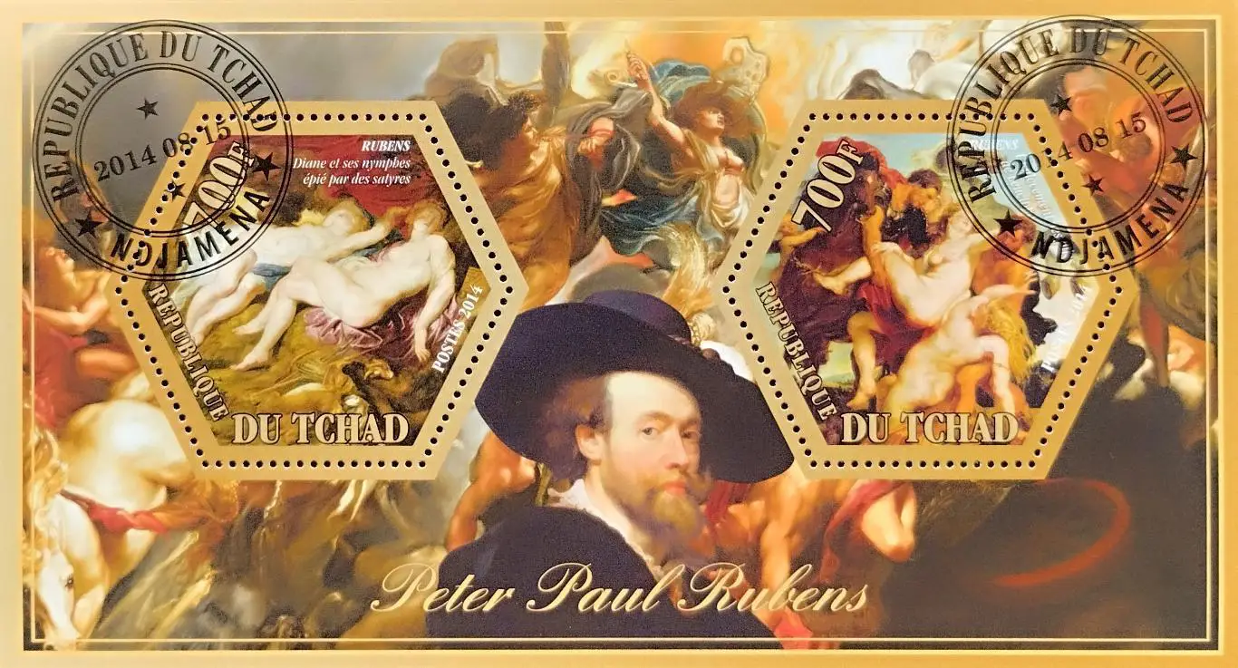 Малый лист. Чад 2014. Живопись. Питер Пауль Рубенс. (2)