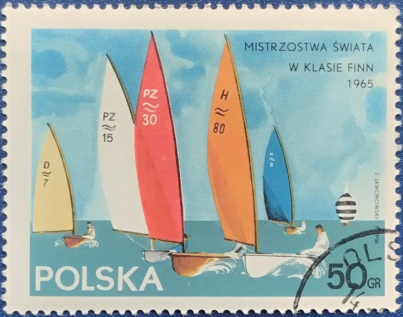 Польша 1965. Парусный спорт. 3