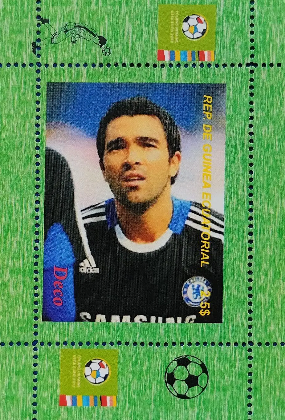 Блок. Гвинея 2012. Футбол. Деку.