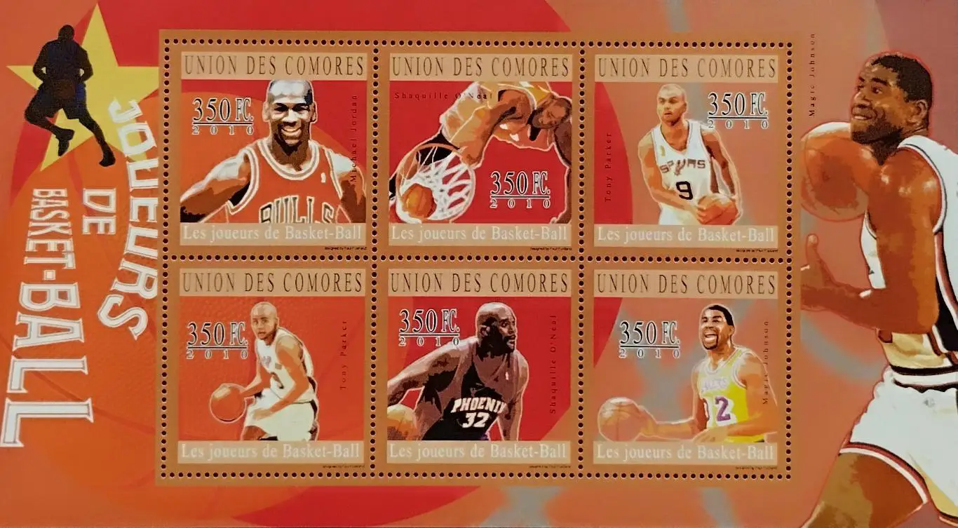 Малый лист. Каморы 2010. Джордан. Шакил О’Нил. Тони Паркер. Мэджик Джонсон.