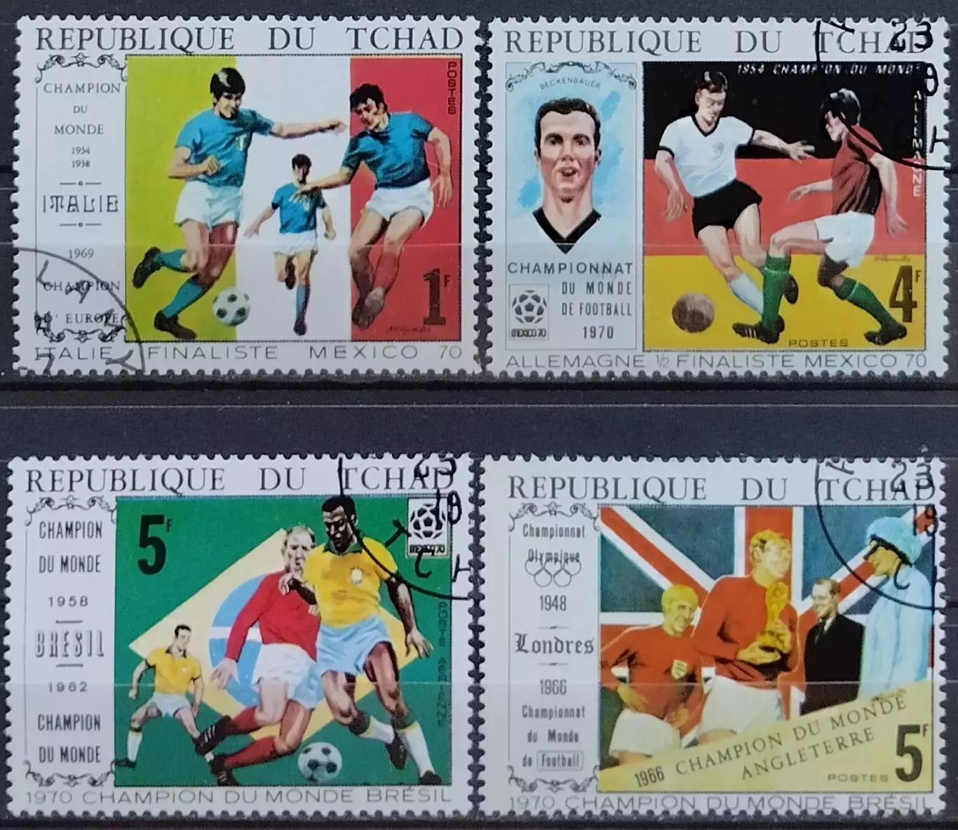 Чад 1970. Футбол. 1