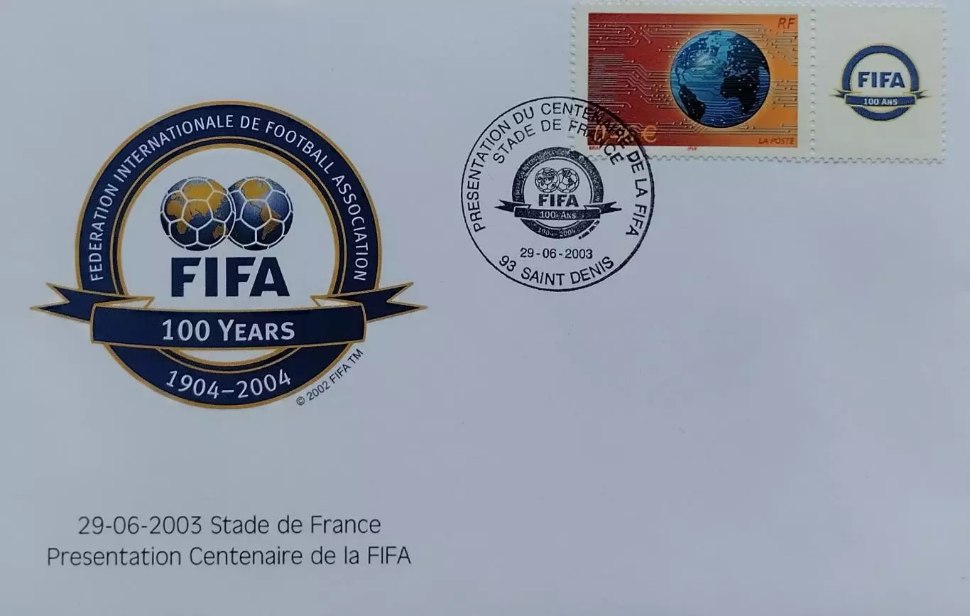 КПД. 100 лет ФИФА. 29.06.2003 Франция.