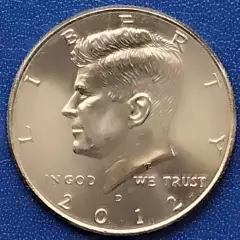 США 2012. 1/2 доллара (50 центов). Джон Кеннеди.