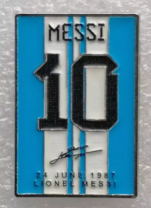 Значок. Месси. Аргентина.