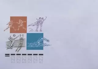 Конверт. Виды спорта.