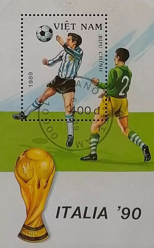 Блок. Вьетнам 1989. Чемпионат мира по футболу. Италия 1990.