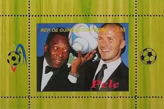 Блок. Гвинея 2012. Футбол. Пеле. 10