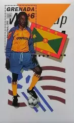 Блок. Гренада 1994. Чемпионат мира по футболу. США 1994.