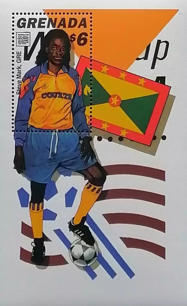 Блок. Гренада 1994. Чемпионат мира по футболу. США 1994.