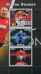 Малый лист. Мали 2016. Уэйн Руни.