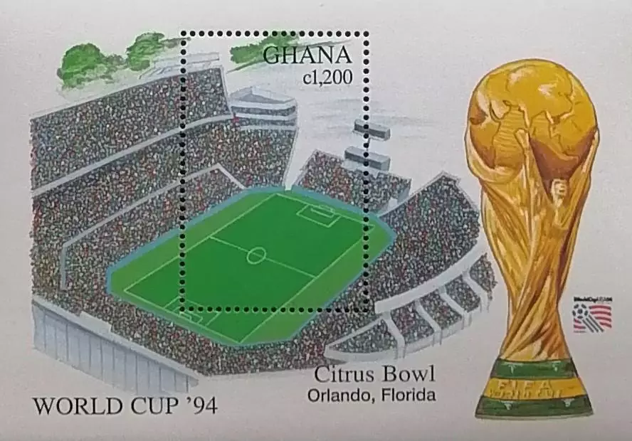 Блок. Гана 1994. Чемпионат мира по футболу. США 1994.