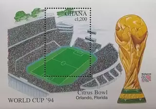 Блок. Гана 1994. Чемпионат мира по футболу. США 1994.